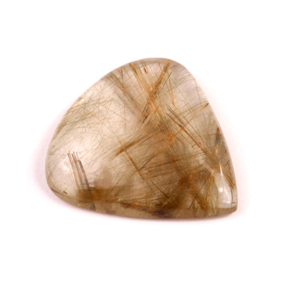 Kabošon  Zelený Rutil č.6567 (38x37x8mm)