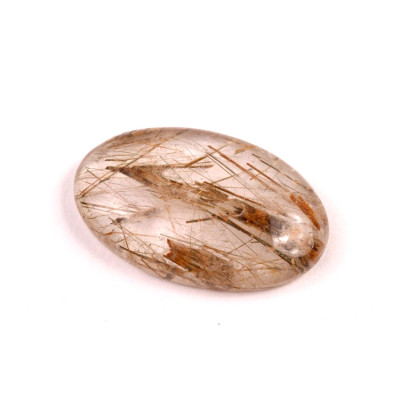 Kabošon  Zelený Rutil č.6568 (32x20x8mm)