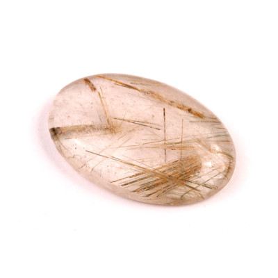 Kabošon  Zelený Rutil č.6569 (35x23x7mm)