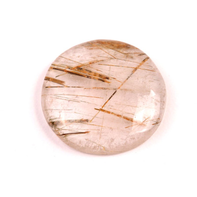 Kabošon  Zelený Rutil č.6570 (31x7mm)