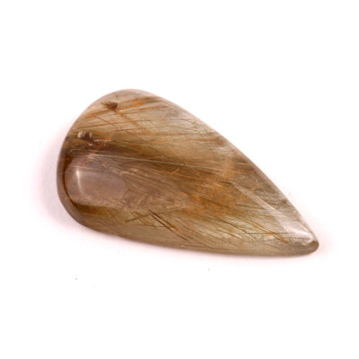 Kabošon  Zelený Rutil č.6571 (38x22x8mm)