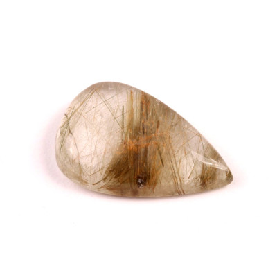 Kabošon  Zelený Rutil č.6573 (33x21x8mm)