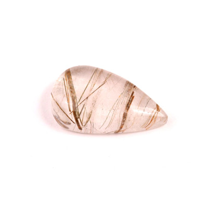 Kabošon  Zelený Rutil č.6584 (29x17x8mm)