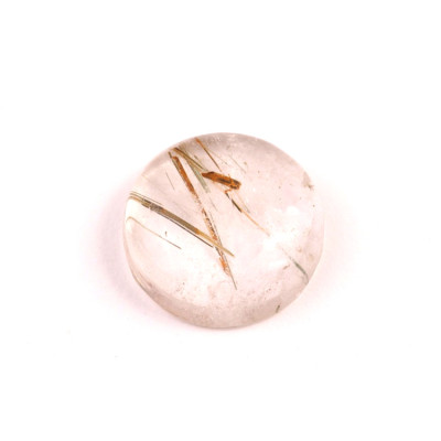 Kabošon  Zelený Rutil č.6586 (23x9mm)