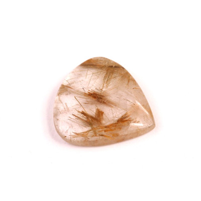 Kabošon  Zelený Rutil č.6587 (26x25x6mm)