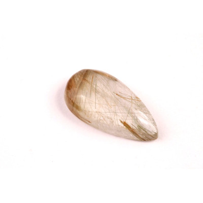 Kabošon  Zelený Rutil č.6589 (26x13x7mm)