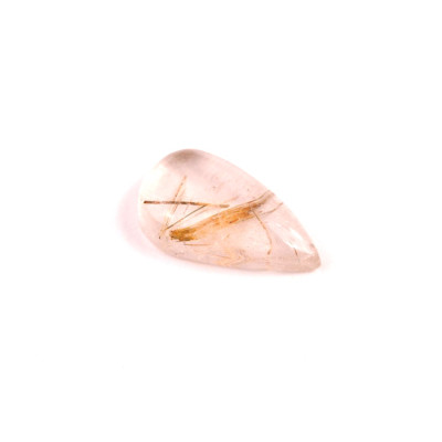 Kabošon  Zelený Rutil č.6590 (22x13x6mm)