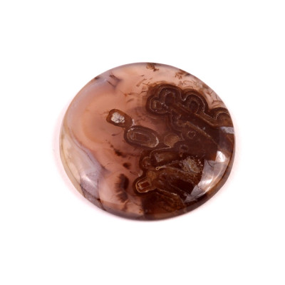 Kabošon Turecký Tyčinkový Achát č.6607 (34x5mm)