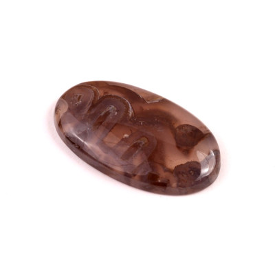 Kabošon Turecký Tyčinkový Achát č.6614 (35x20x6mm)