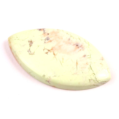 Kabošon Citronový Chrysopras č.6688 (47x25x7mm)