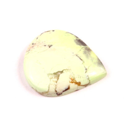 Kabošon Citronový Chrysopras č.6689 (34x29x7mm)