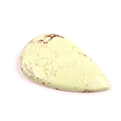 Kabošon Citronový Chrysopras č.6690 (39x24x5mm)