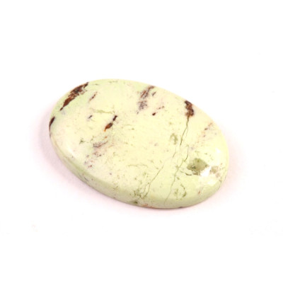 Kabošon Citronový Chrysopras č.6693 (33x22x6mm)