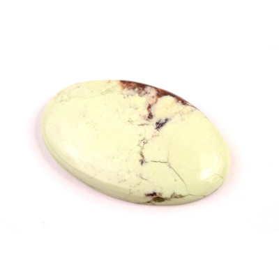 Kabošon Citronový Chrysopras č.6695 (35x22x6mm)