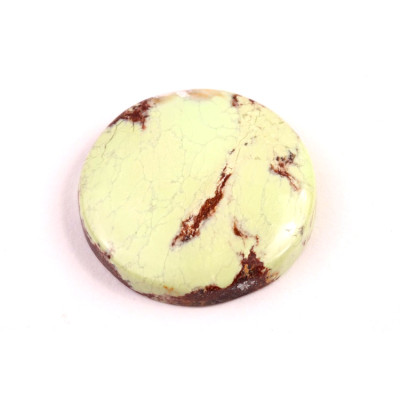 Kabošon Citronový Chrysopras č.6696 (30x7mm)