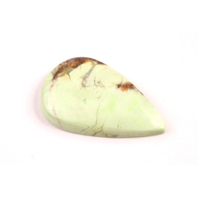 Kabošon Citronový Chrysopras č.6710 (33x20x6mm)