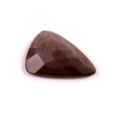 Kabošon Broušený Stříbrný Obsidián č.6720 (28x20x6mm)