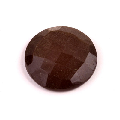 Kabošon Broušený Zlatý Obsidián č.6735 (30x7mm)