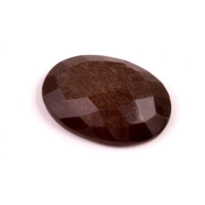 Kabošon Broušený Zlatý Obsidián č.6737 (32x23x8mm)