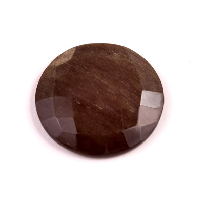 Kabošon Broušený Zlatý Obsidián č.6738 (32x6mm)