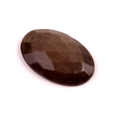 Kabošon Broušený Zlatý Obsidián č.6742 (35x23x7mm)