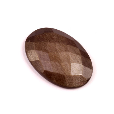 Kabošon Broušený Zlatý Obsidián č.6749 (35x23x6mm)