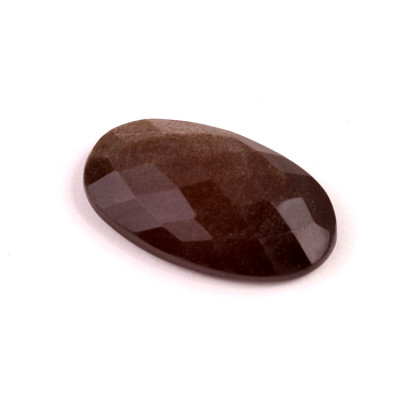 Kabošon Broušený Zlatý Obsidián č.6752 (33x19x7mm)