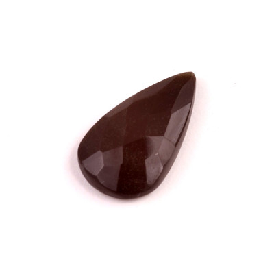 Kabošon Broušený Zlatý Obsidián č.6755 (30x12x6mm)