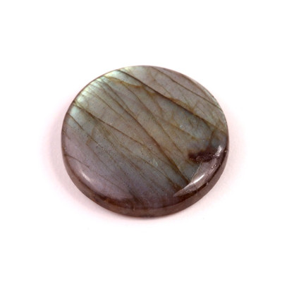 Kabošon Kulatý Labradorit č.6806 (32x7mm)