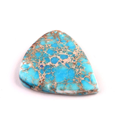 Kabošon Syntetický Tyrkys č.5291 (34x29x6mm)