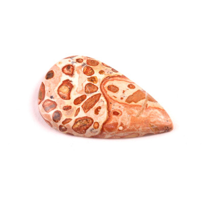 Kabošon Leopardit č.6920 (36x22x6mm)