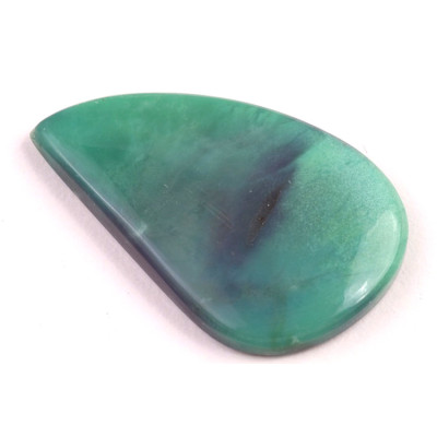 Kabošon Chrysopras č.5513 (44x27x5mm)