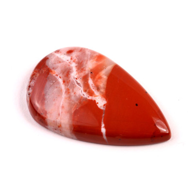 Kabošon Red Jaspis č.406 (41x25x6mm)