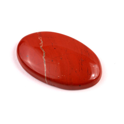 Kabošon Red Jaspis č.409 (37x23x6mm)