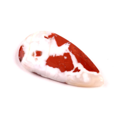 Kabošon Red Jaspis č.425 (41x21x5mm)