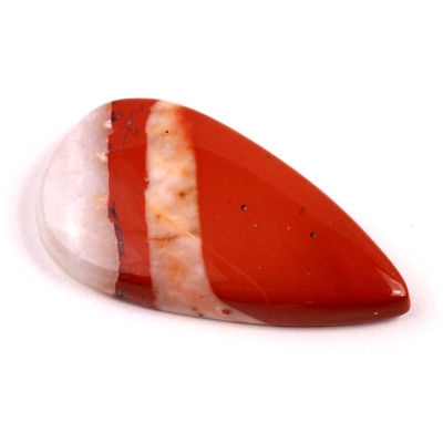Kabošon Red Jaspis č.455 (45x26x7mm)