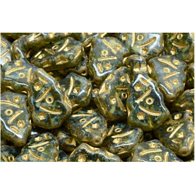 Korálky Vánoční stromeček 5827 (17x12 mm)