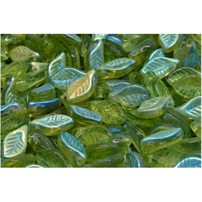 Korálky lístek č.5834 (6x12mm) 🌿📿