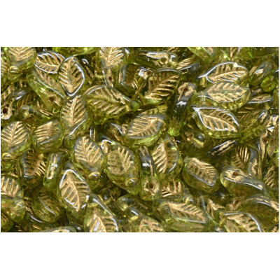 Korálky lístek č.5836 (6x12mm) 🌿📿