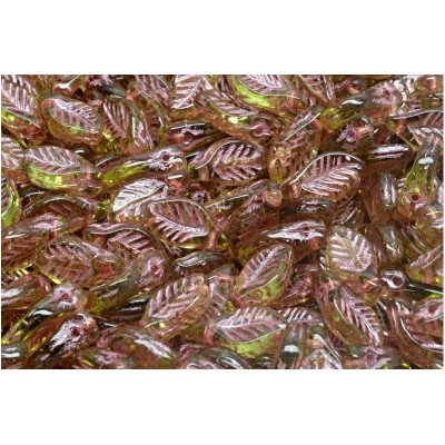 Korálky lístek č.5839 (6x12mm) 🌿📿