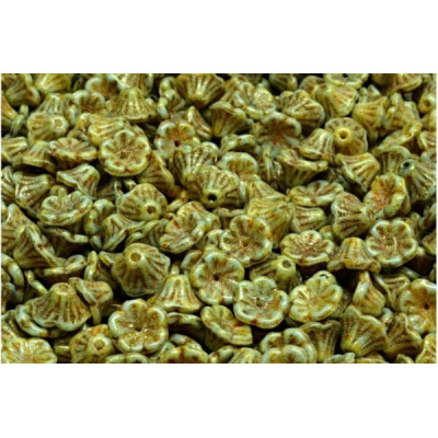 Korálky kytičky 5859 (7x5mm)