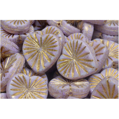 Korálky Kiwi Srdíčka č.5874 (18x18mm)