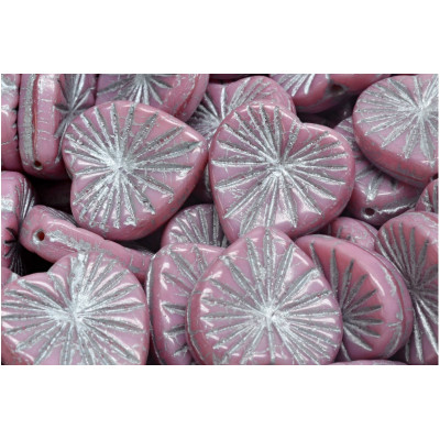 Korálky Kiwi Srdíčka č.5875 (18x18mm)