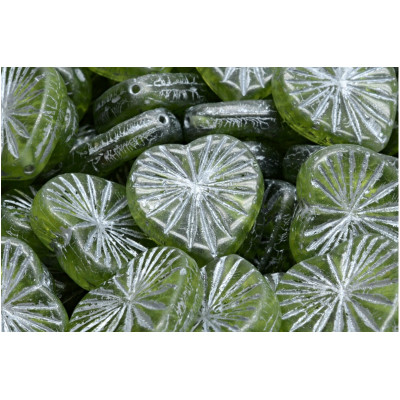 Korálky Kiwi Srdíčka č.5880 (18x18mm)