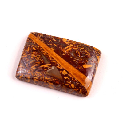 Kabošon Miriam Jaspis č.7071 (29x20x6mm)