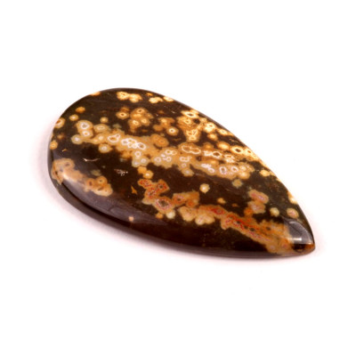 Kabošon Ocean Jaspis č.7100 (44x23x5mm)