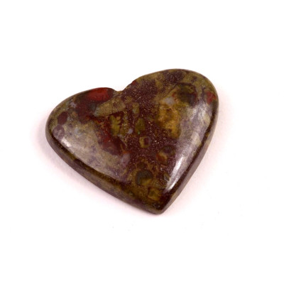 Kabošon Dragon Blood Jasper č.7217 (26x31x6mm)