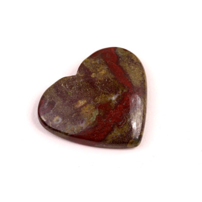 Kabošon Dragon Blood Jasper č.7227 (26x30x6mm)