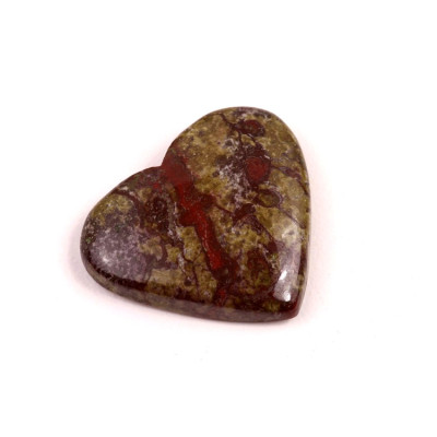 Kabošon Dragon Blood Jasper č.7228 (25x29x6mm)