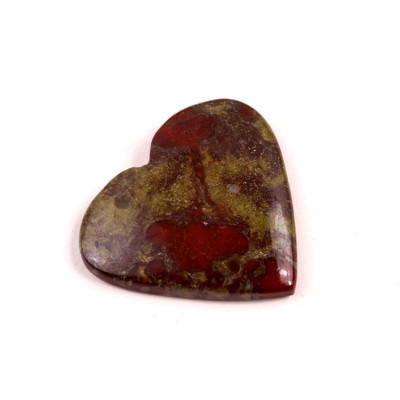 Kabošon Dragon Blood Jasper č.7230 (27x30x5mm)